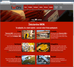 Železiarstvo IWON - Thumbnail stránky